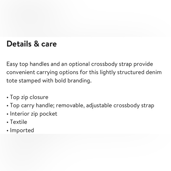 Marc Jacobs The Denim Medium Tote Bag, NWT - Picture 12 of 13